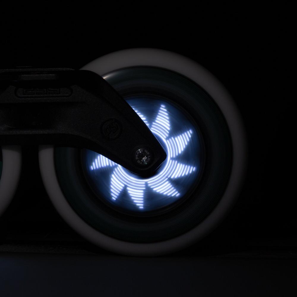 Playlife Graphix 125/85A White Pc. Powerslide - Nite Inline Skate Wheels