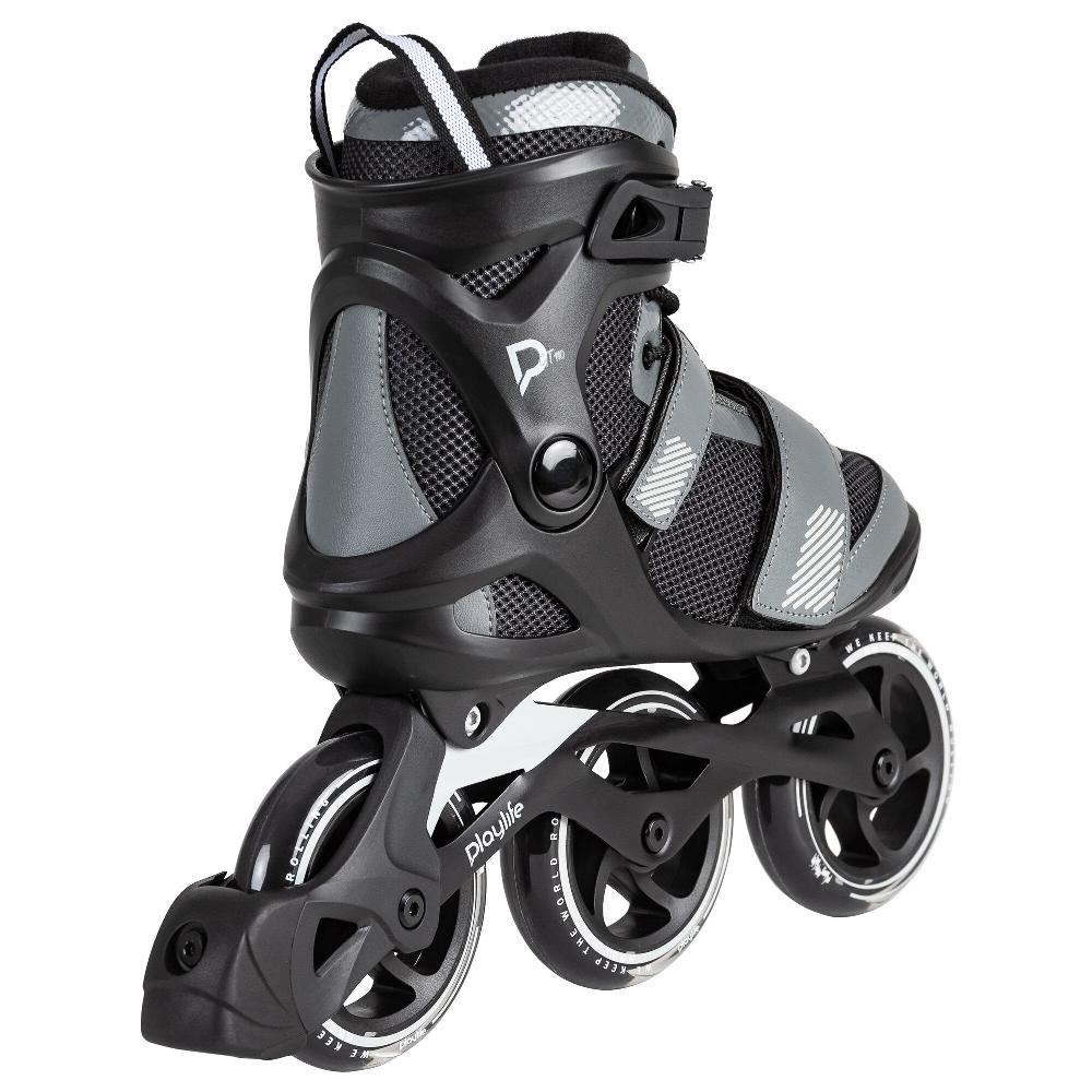 Playlife GT Black Grey 110 Playlife - Fitness Inline Skates