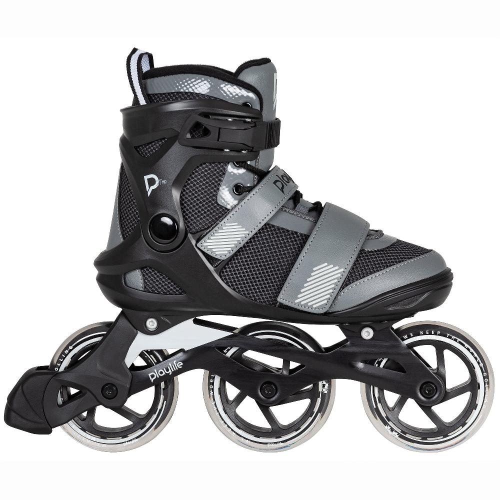 playlife GT Black Grey 110 Playlife - Fitness Inline Skates