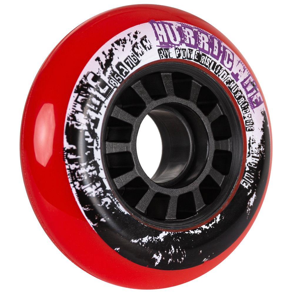 Playlife Hurricane 76/85A Red 4-pack Powerslide - Urban Inline Skate Wheels