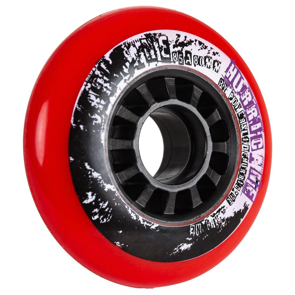 Playlife Hurricane 80/85A Red 4-pack Powerslide - Urban Inline Skate Wheels