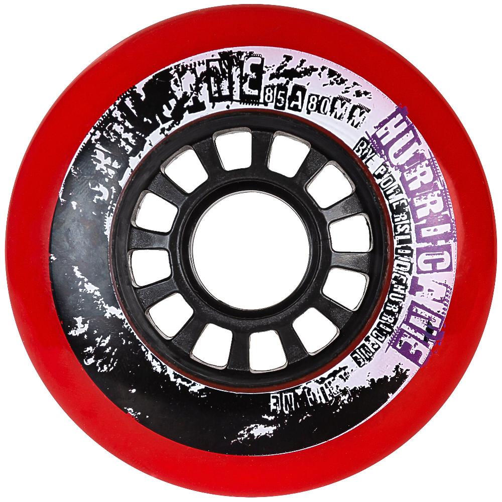 playlife Hurricane 80/85A Red 4-pack Powerslide - Urban Inline Skate Wheels