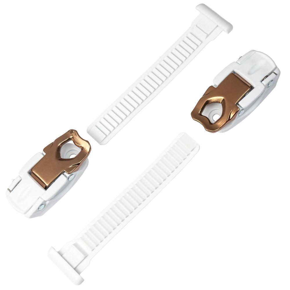 playlife Icon Buckle Gold incl. Strap White pair Swings - Inline Skating Replacements