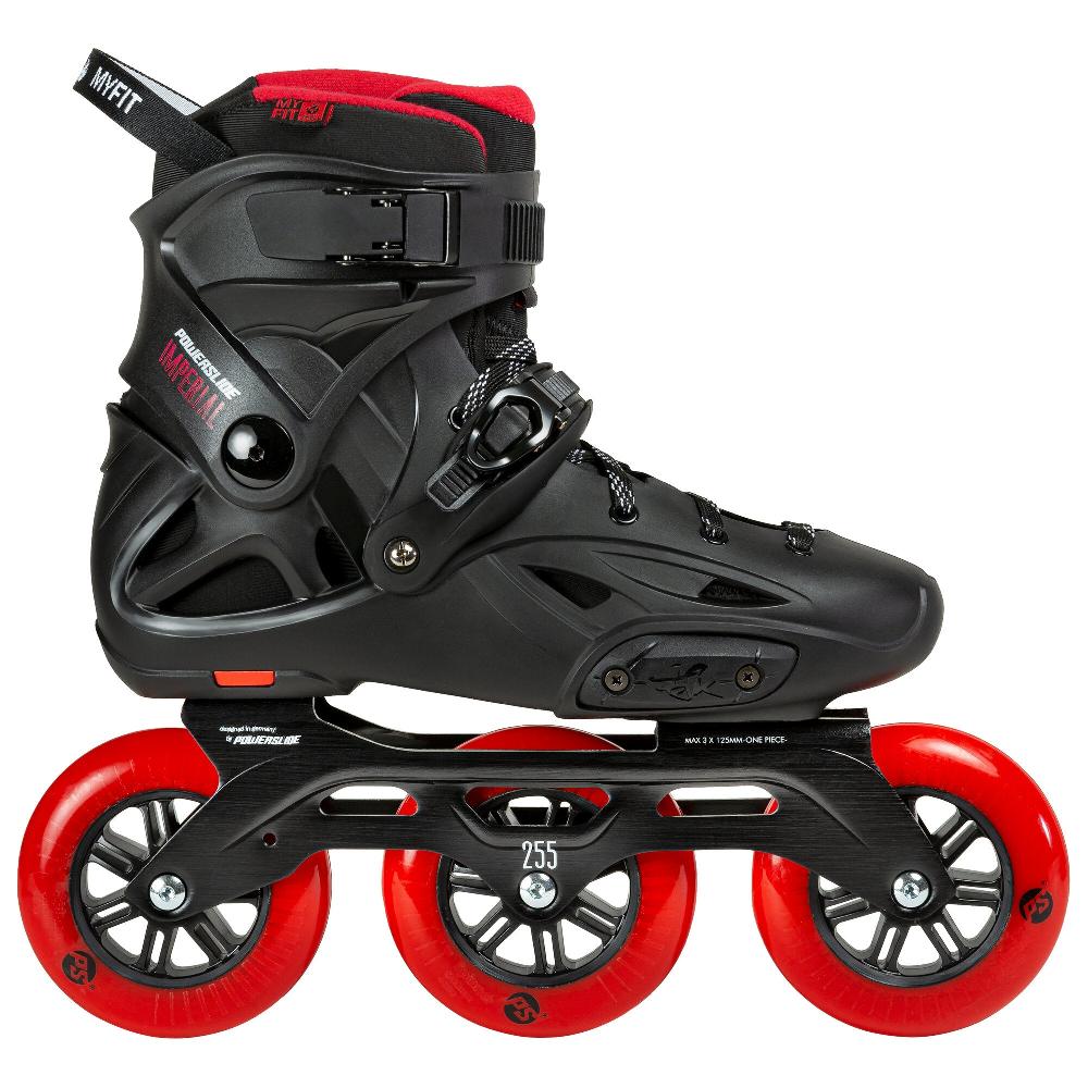playlife Imperial Black Red 110 Powerslide - Urban Inline Skates