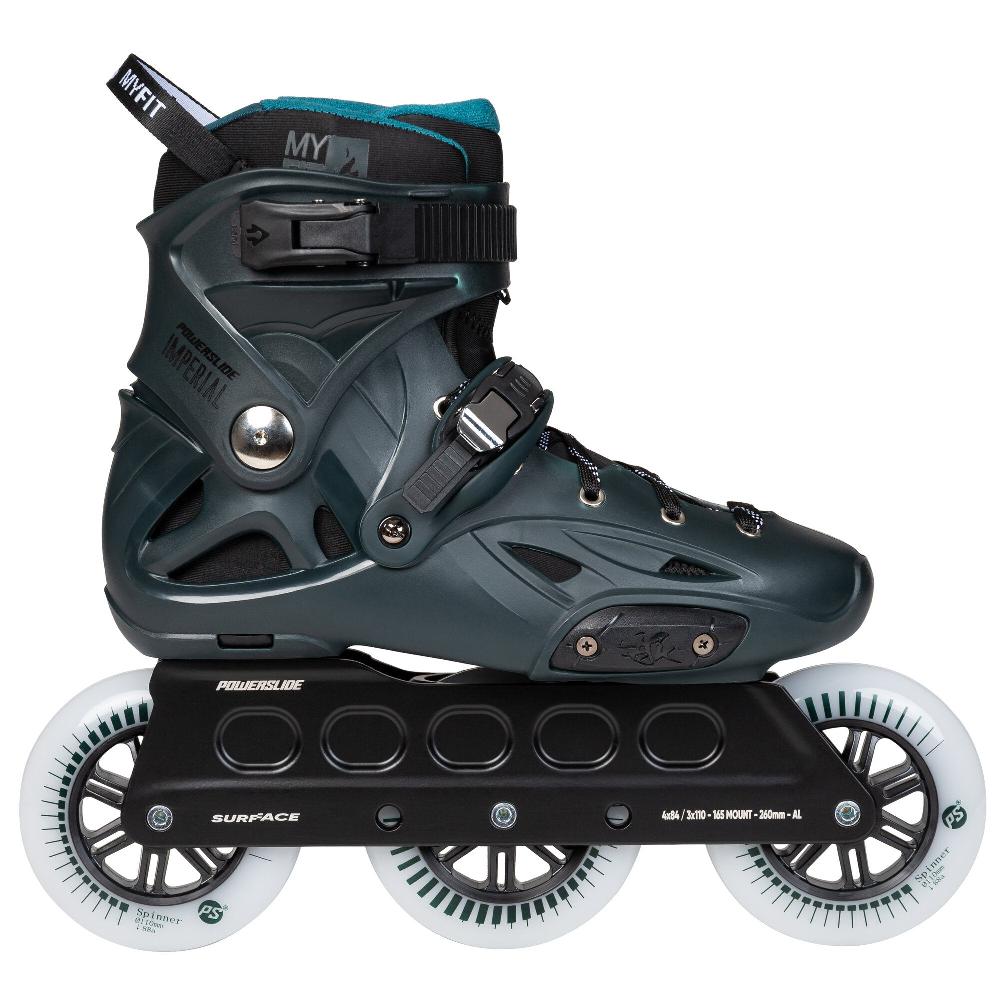 playlife Imperial Darkteal 110 Powerslide - Urban Inline Skates