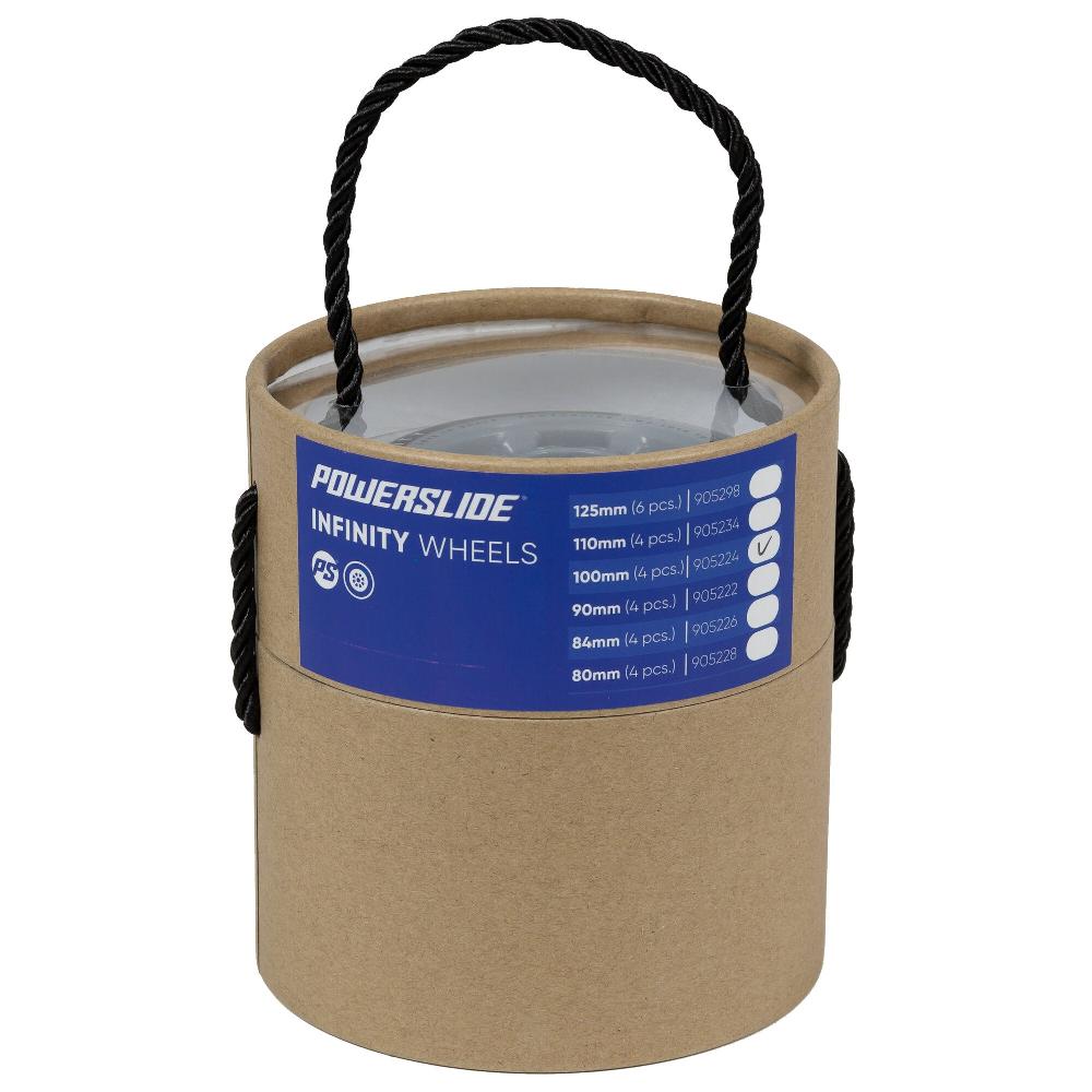 Playlife Infinity 100/85A 4-pack Powerslide - Fitness Inline Skate Wheels