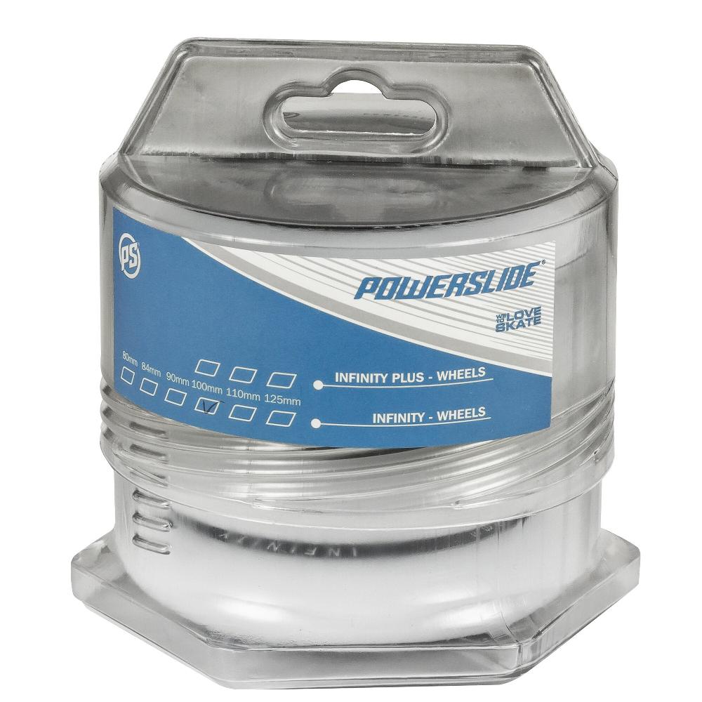 Playlife Infinity 100/85A 4-pack Powerslide - Fitness Inline Skate Wheels