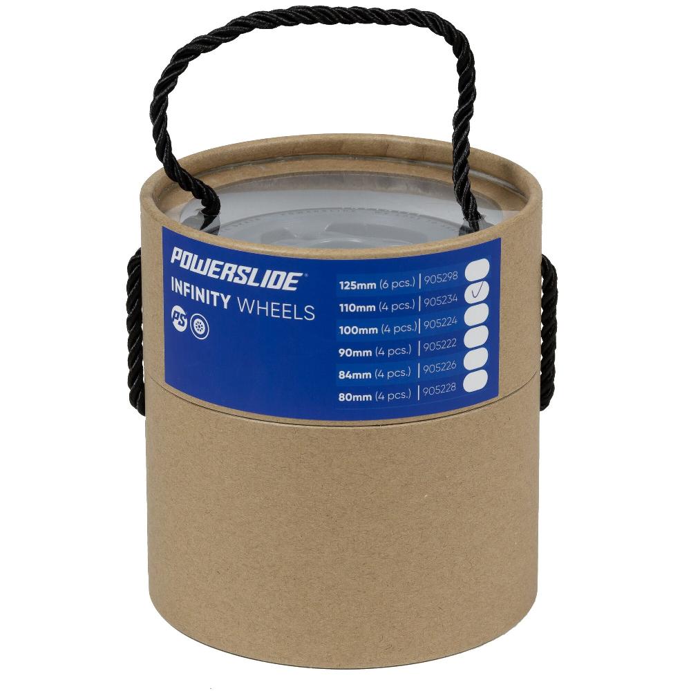 Playlife Infinity 110/85A 4-pack Powerslide - Fitness Inline Skate Wheels