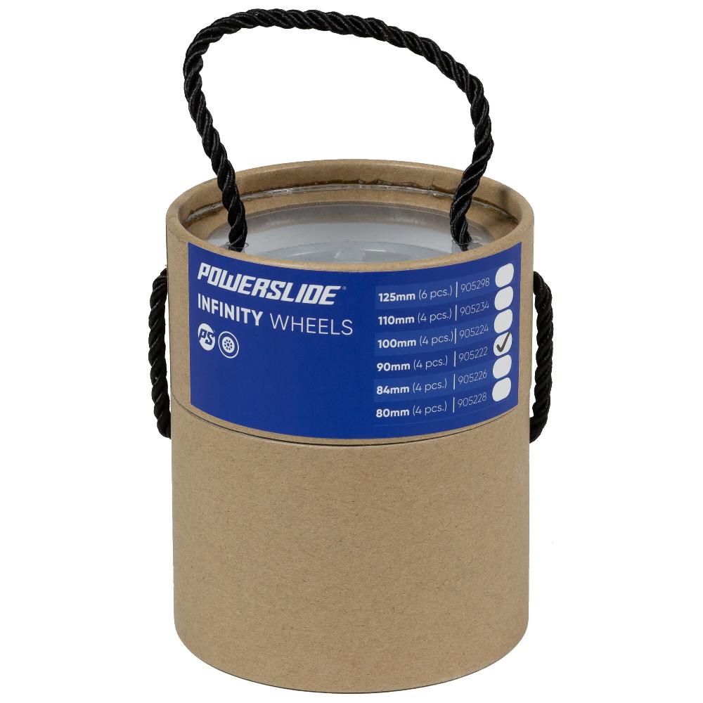 Playlife Infinity 90/85A 4-pack Powerslide - Fitness Inline Skate Wheels