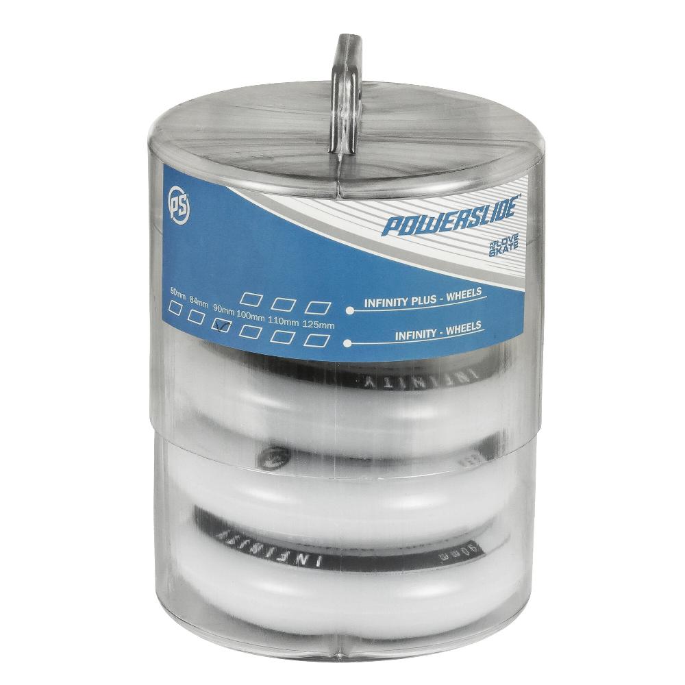 Playlife Infinity 90/85A 4-pack Powerslide - Fitness Inline Skate Wheels