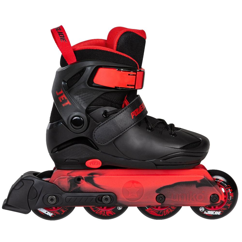 playlife Jet Black adj. Powerslide - Urban Inline Skates