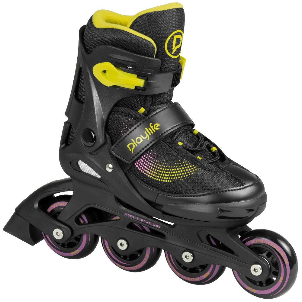 Playlife Joker Yellow Glow Adj. Playlife - Fitness Inline Skates