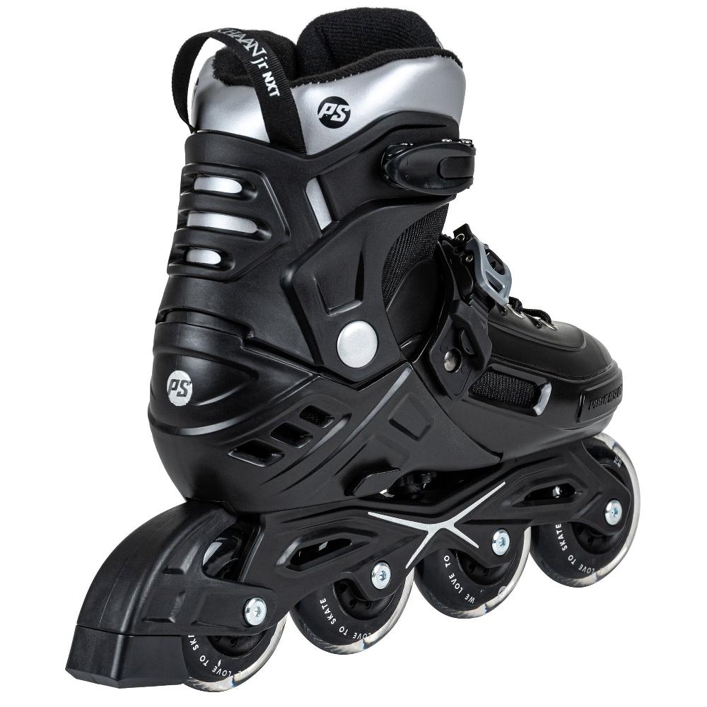 Playlife Khaan Junior NXT Black Adj. Powerslide - Urban Inline Skates