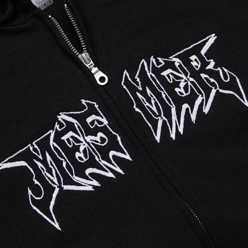 Playlife Mesmer Goth Zipped Hooded MESMER - Aggressive Clothing