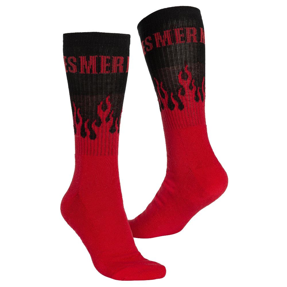 Playlife Mesmer "Hots" Socks Red/black MESMER - Casual Clothing