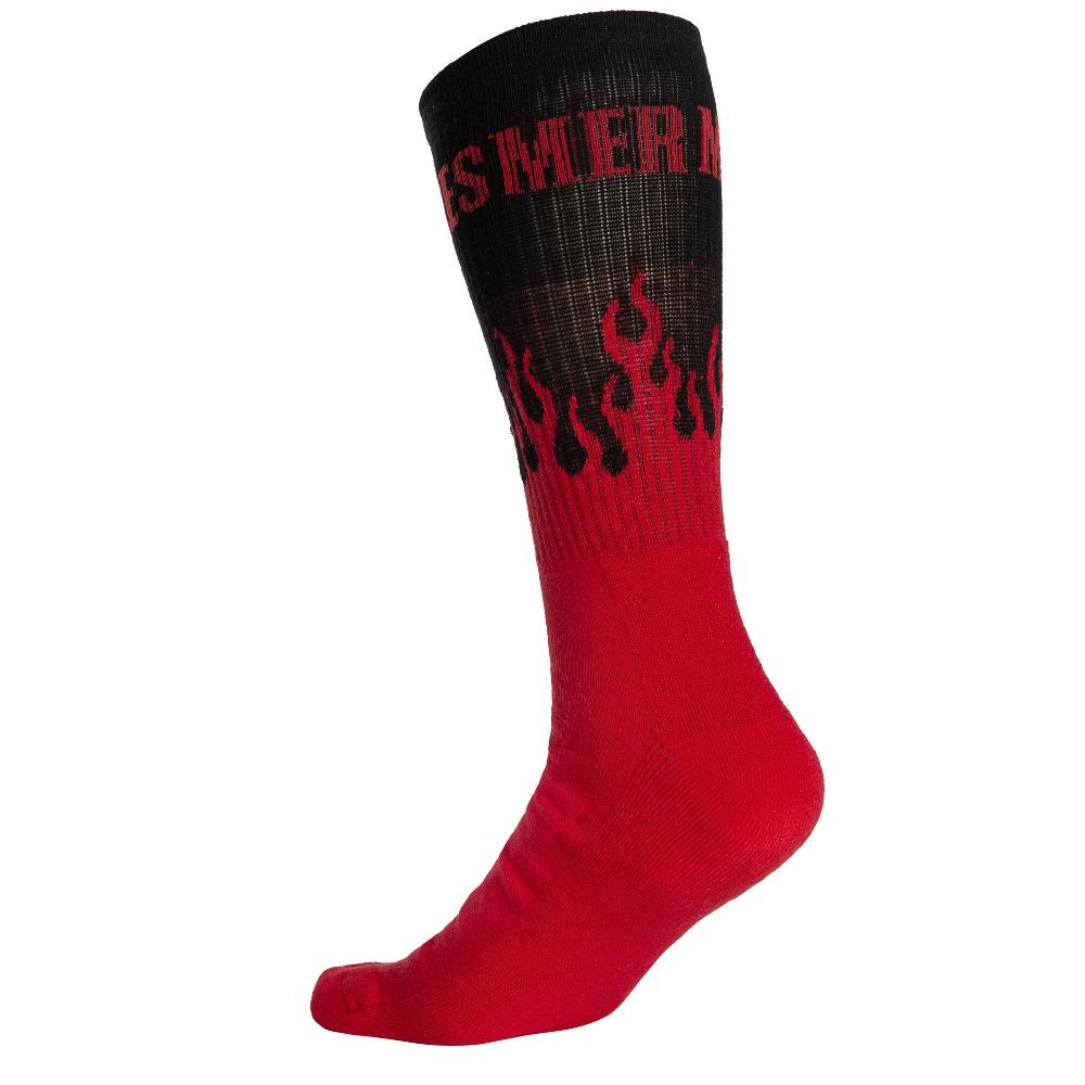 Playlife Mesmer "Hots" Socks Red/black MESMER - Casual Clothing