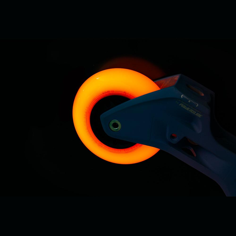 playlife Neons 80/85A Orange 4-pack Powerslide - Nite Inline Skate Wheels