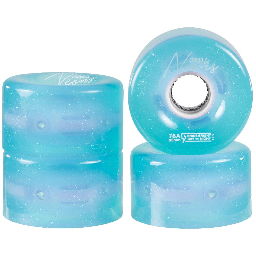 Playlife Neons LED Blue Chaya - Nite Roller Skate Wheels