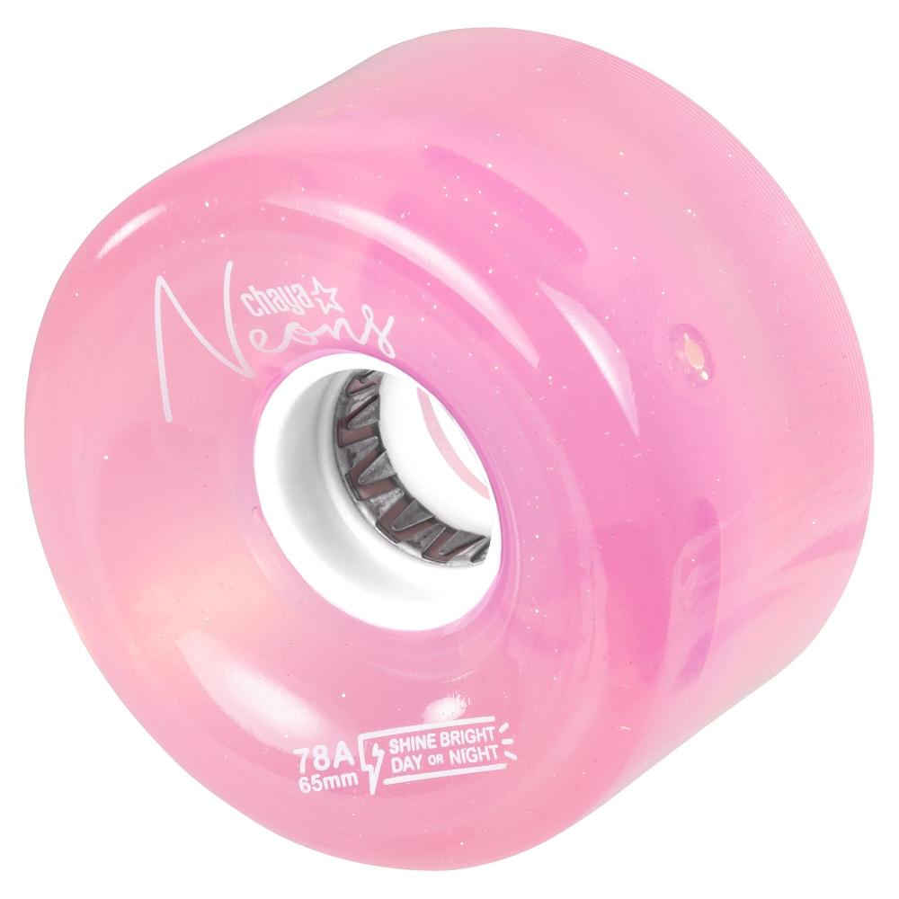Playlife Neons LED Pink Chaya - Nite Roller Skate Wheels