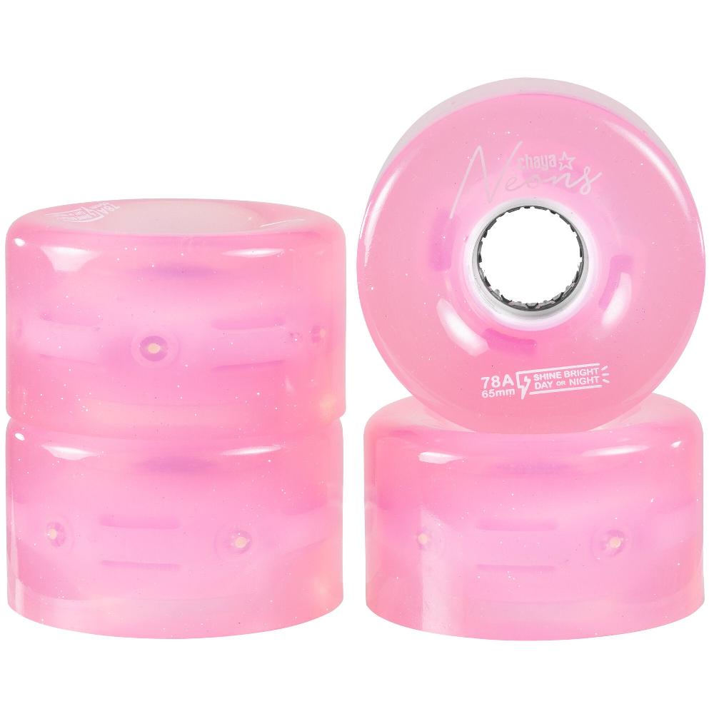 Playlife Neons LED Pink Chaya - Nite Roller Skate Wheels