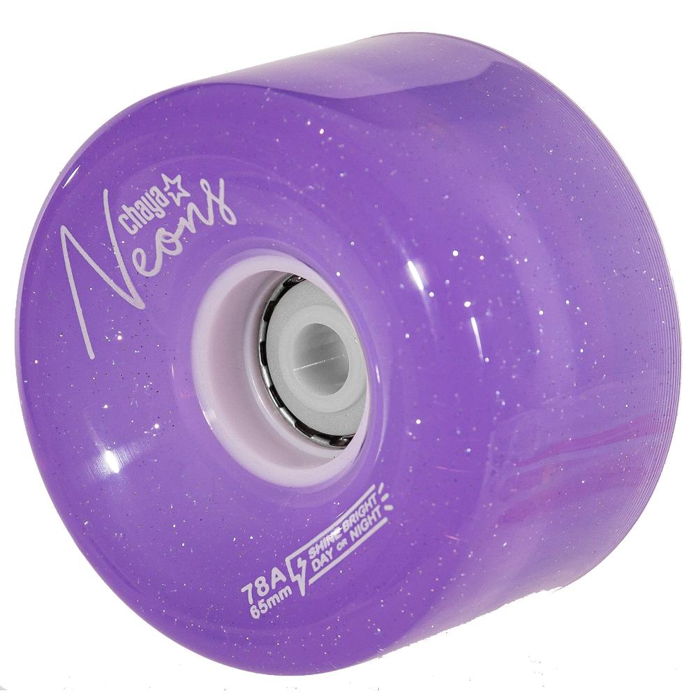 Playlife Neons LED Purple Chaya - Nite Roller Skate Wheels