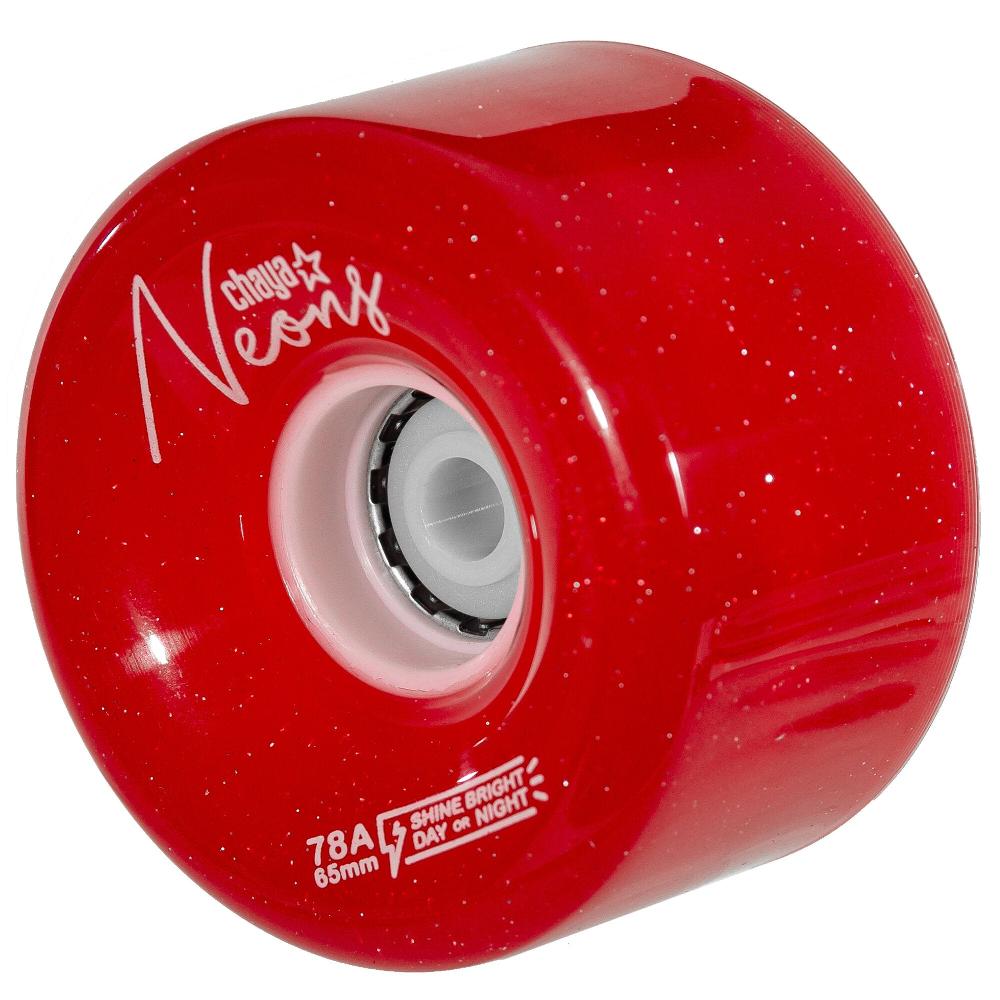 Playlife Neons LED Red Chaya - Nite Roller Skate Wheels