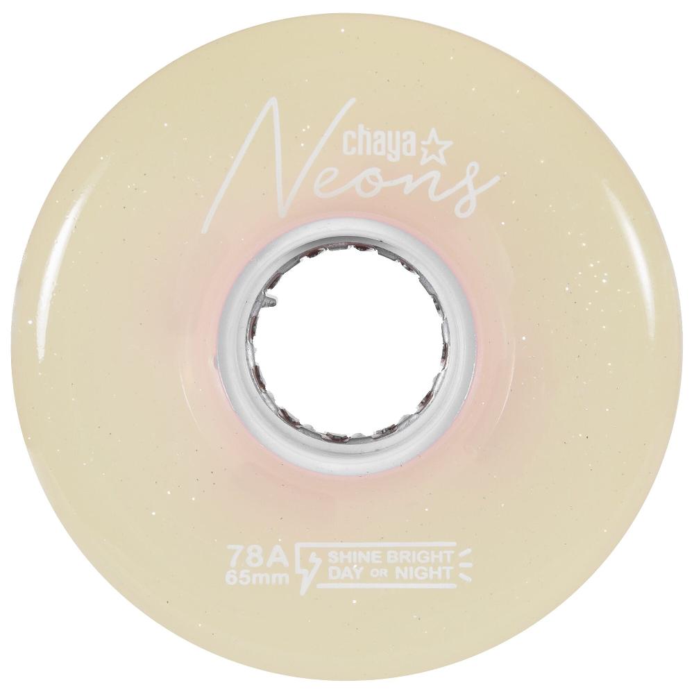 playlife Neons LED White Chaya - Nite Roller Skate Wheels