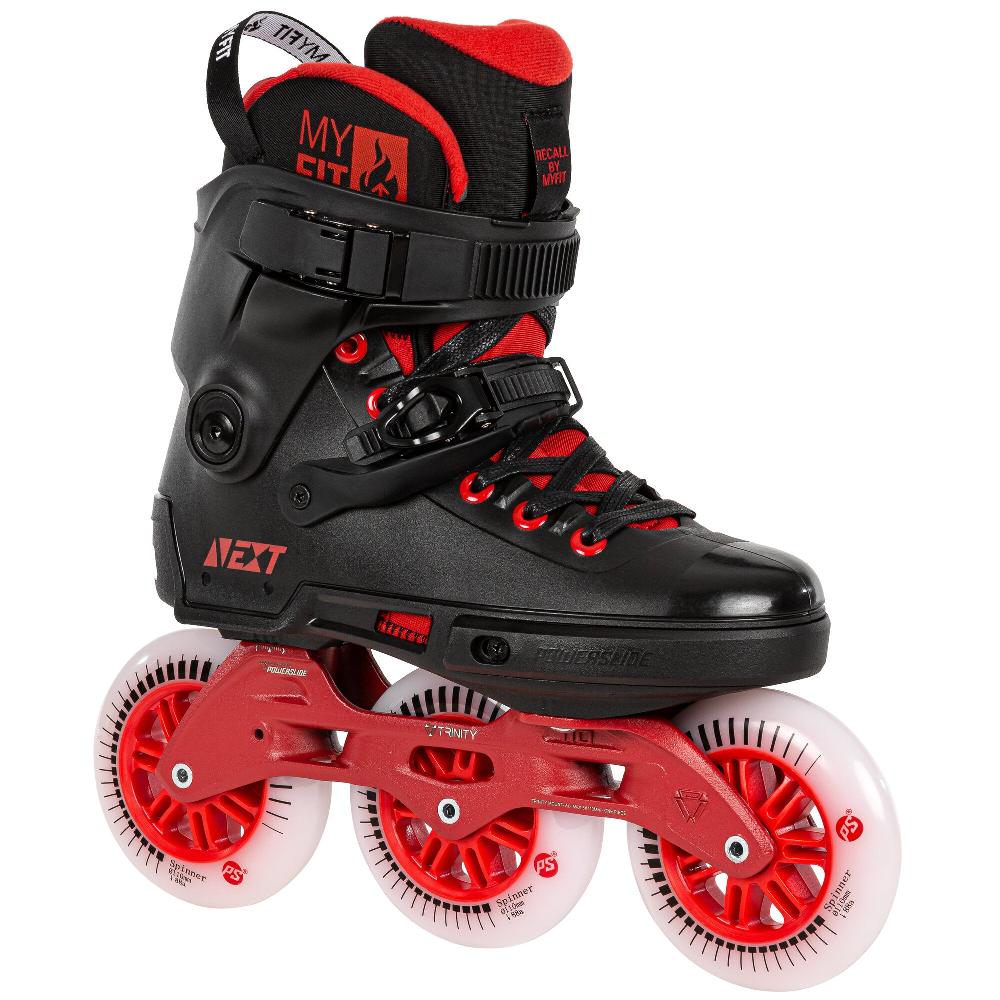 Playlife Next Black Red 110 Powerslide - Urban Inline Skates