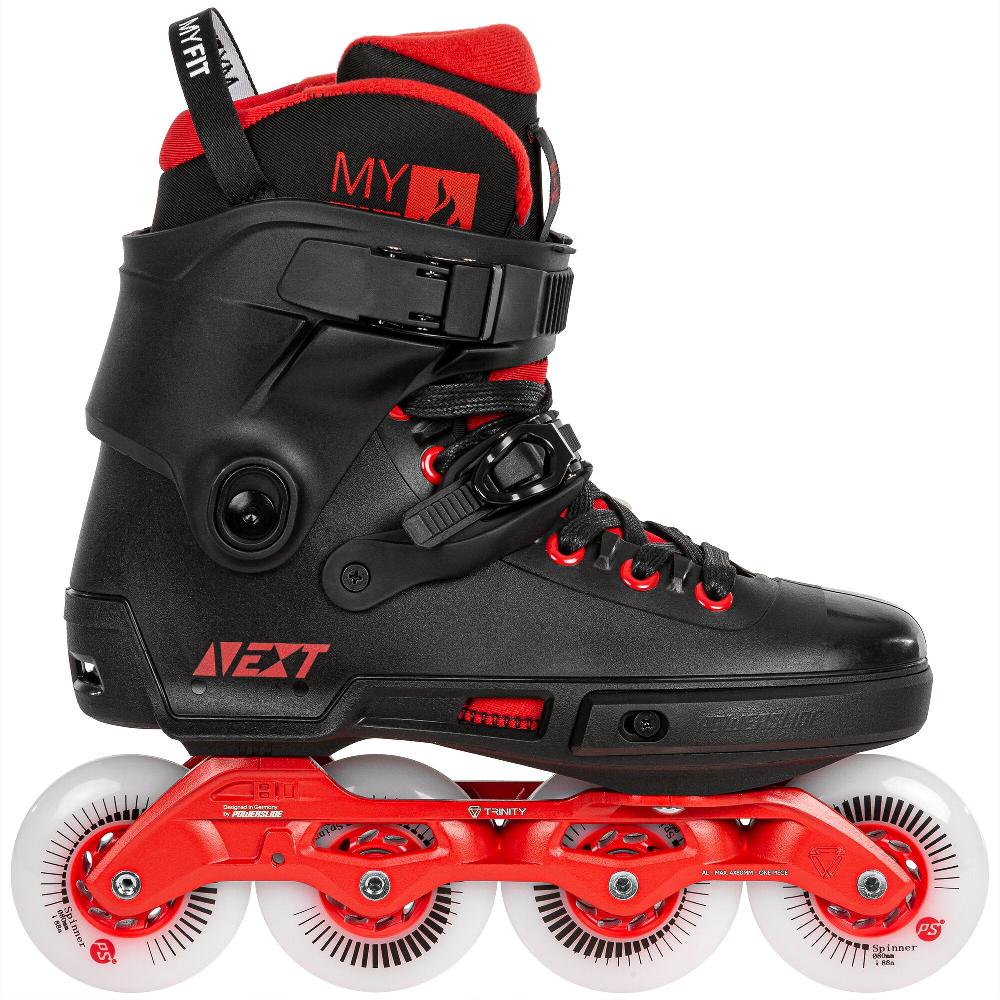 playlife Next Black Red 80 Powerslide - Urban Inline Skates
