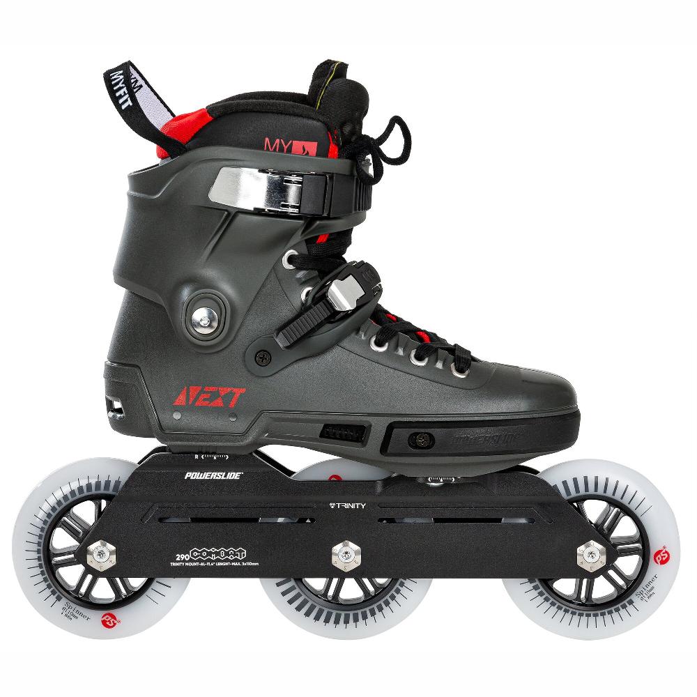 playlife Next Charcoal 110 Powerslide - Urban Inline Skates