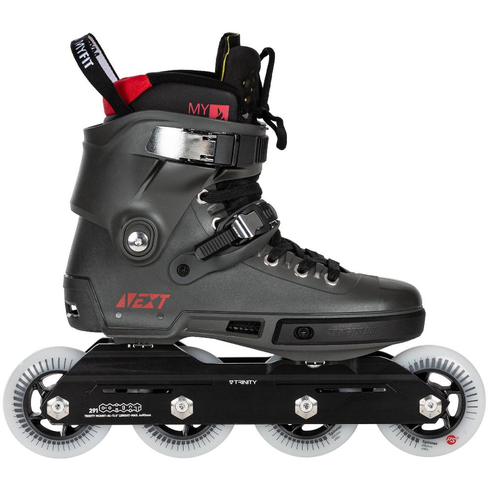 playlife Next Charcoal 90 Powerslide - Urban Inline Skates