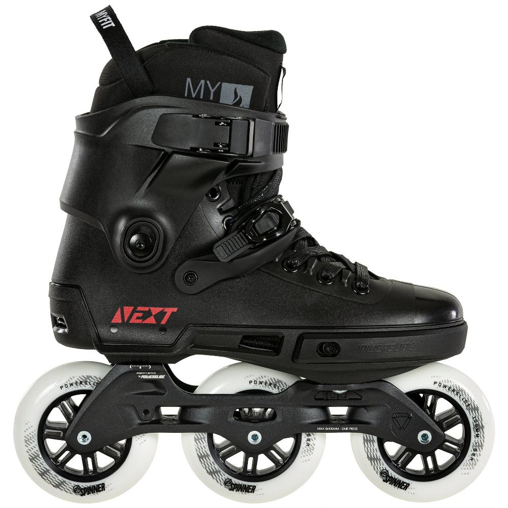playlife Next Core Black 100 Powerslide - Urban Inline Skates