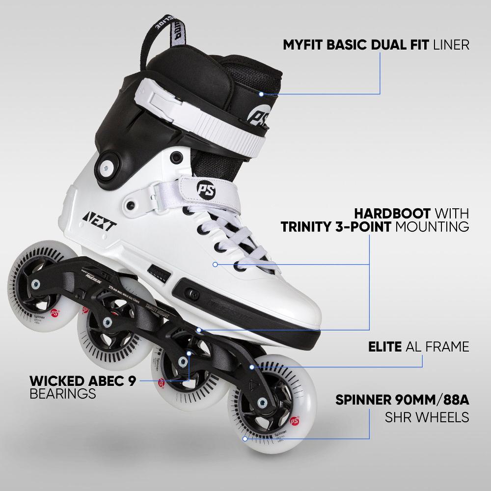 Playlife Next Core Black 90 Powerslide - Urban Inline Skates