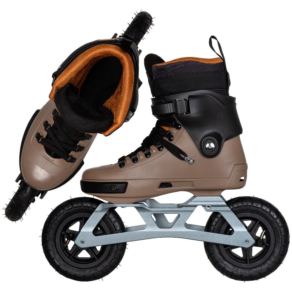Playlife Next Edge 150 Brown Powerslide - SUV Inline Skates