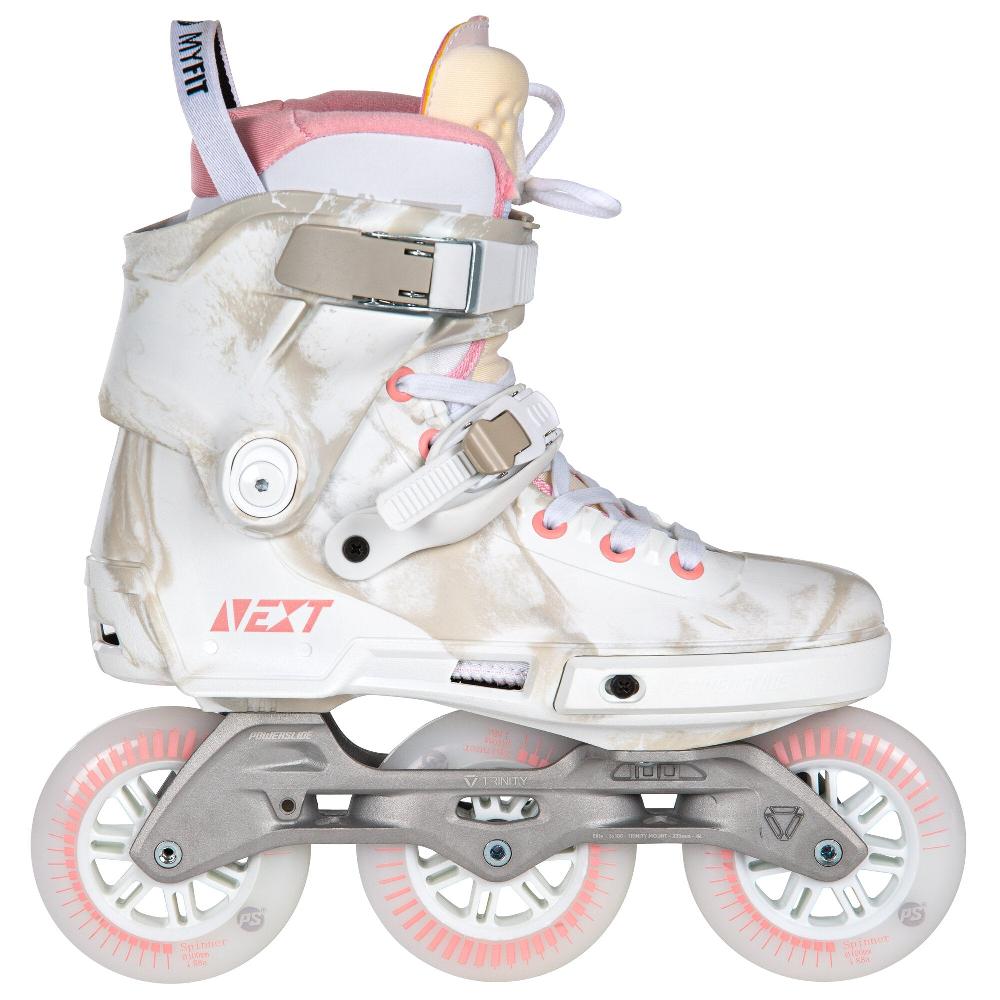 playlife Next Marble Pink 100 Powerslide - Urban Inline Skates