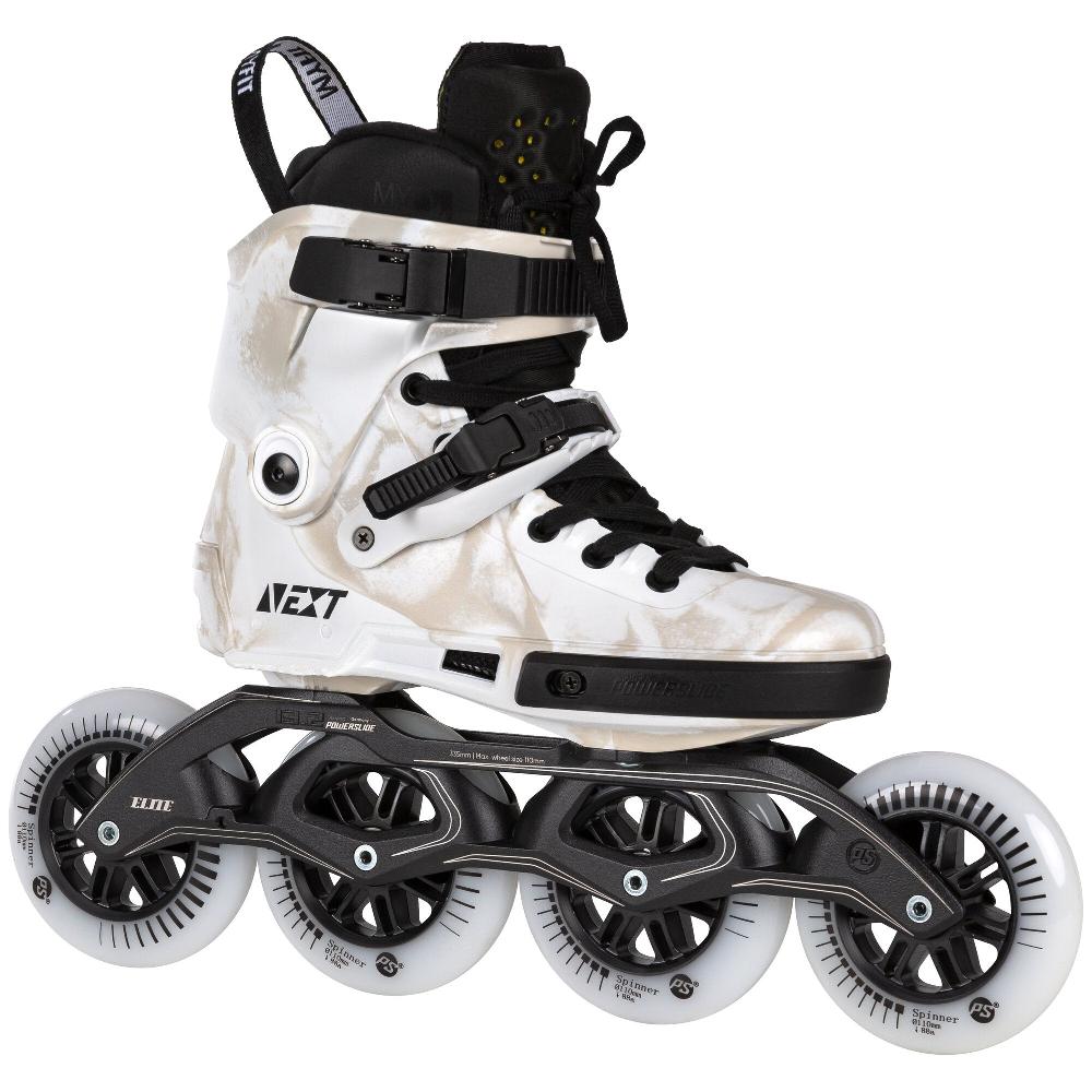 Playlife Next Marble White 110 Powerslide - Urban Inline Skates