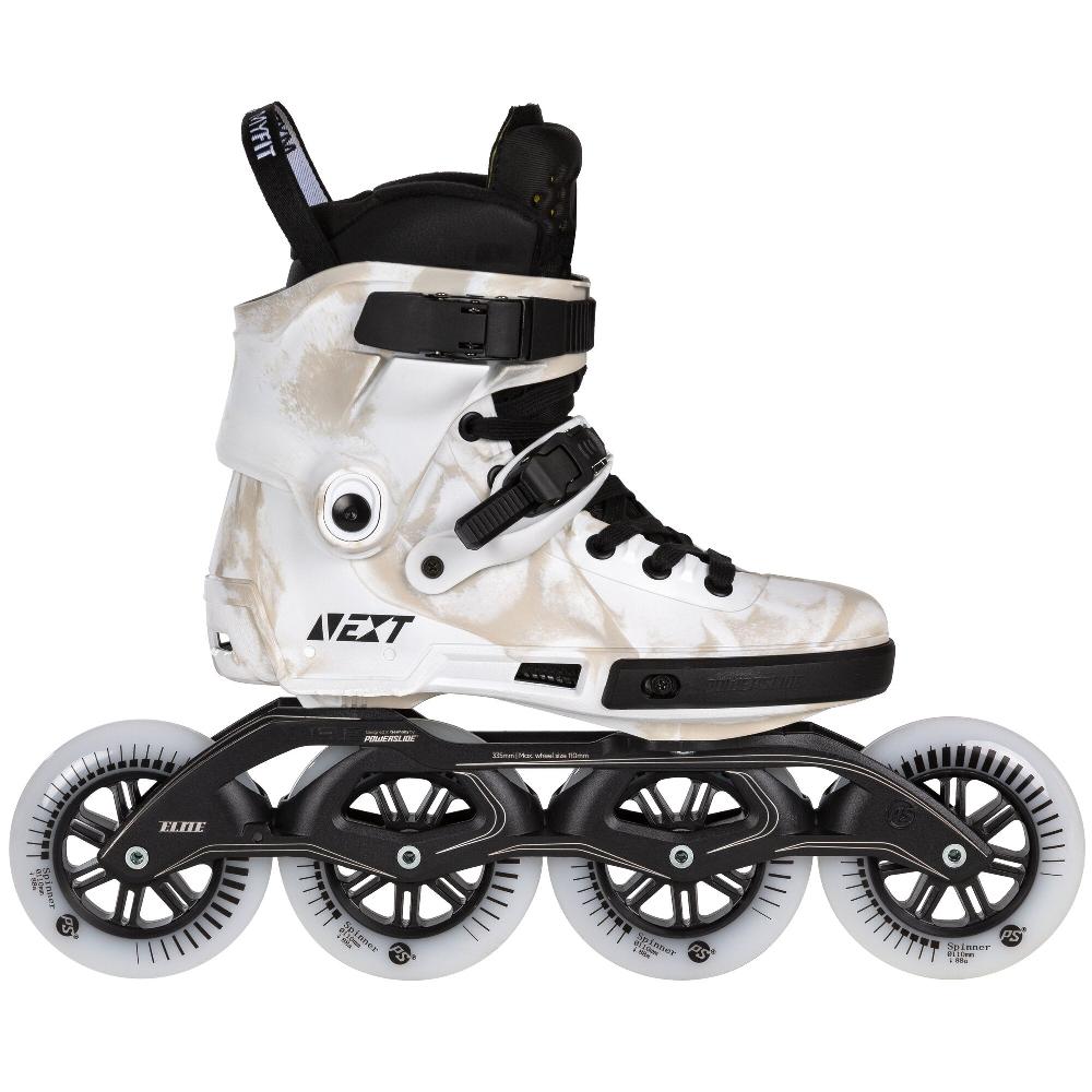 playlife Next Marble White 110 Powerslide - Urban Inline Skates