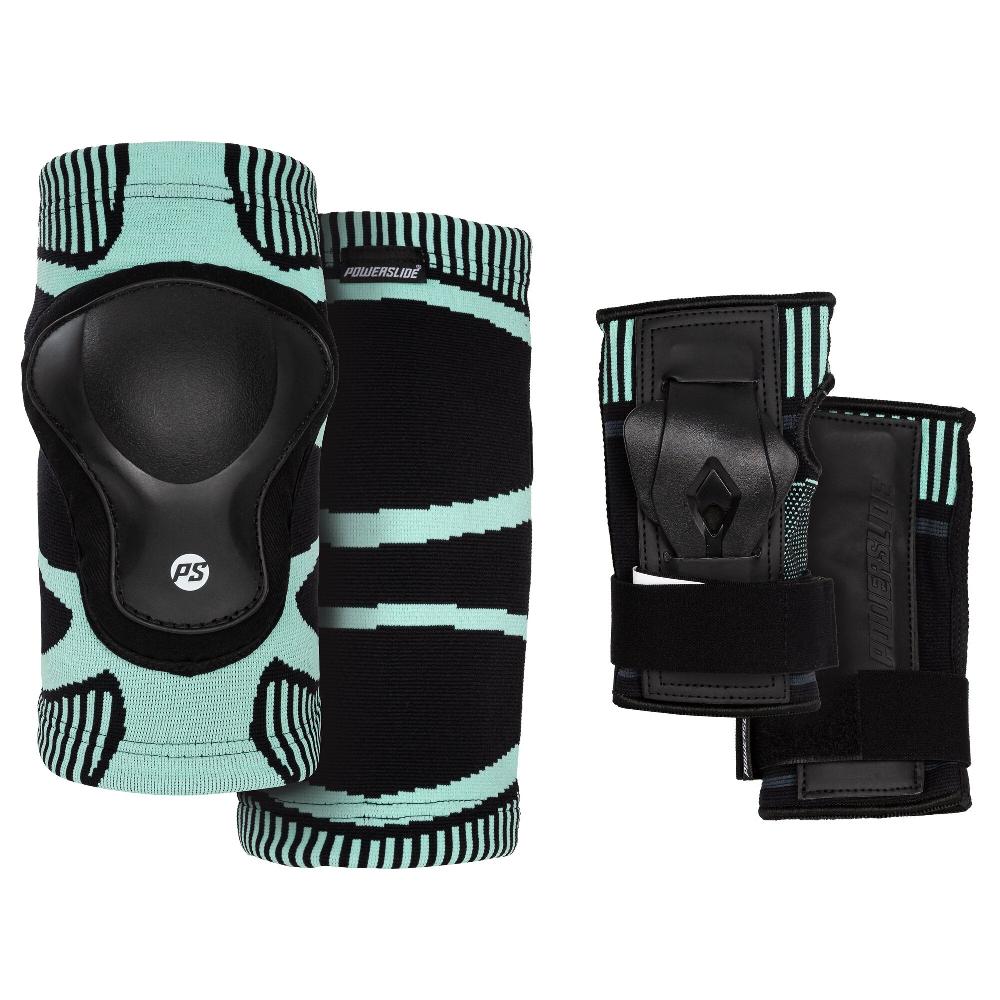 Playlife Onesie Teal Dual Set Powerslide - Inline Skating Protection