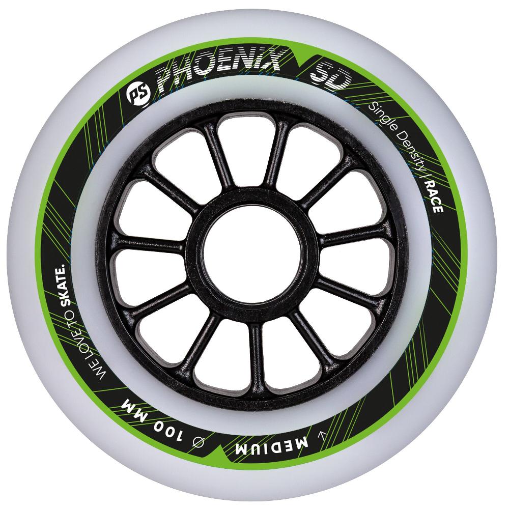 playlife PHOENIX 100mm SD Medium Powerslide - Racing Inline Skate Wheels