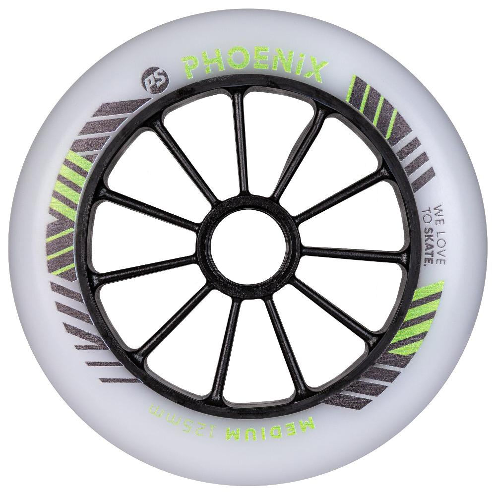 Playlife PHOENIX 125mm DD Medium Powerslide - Racing Inline Skate Wheels