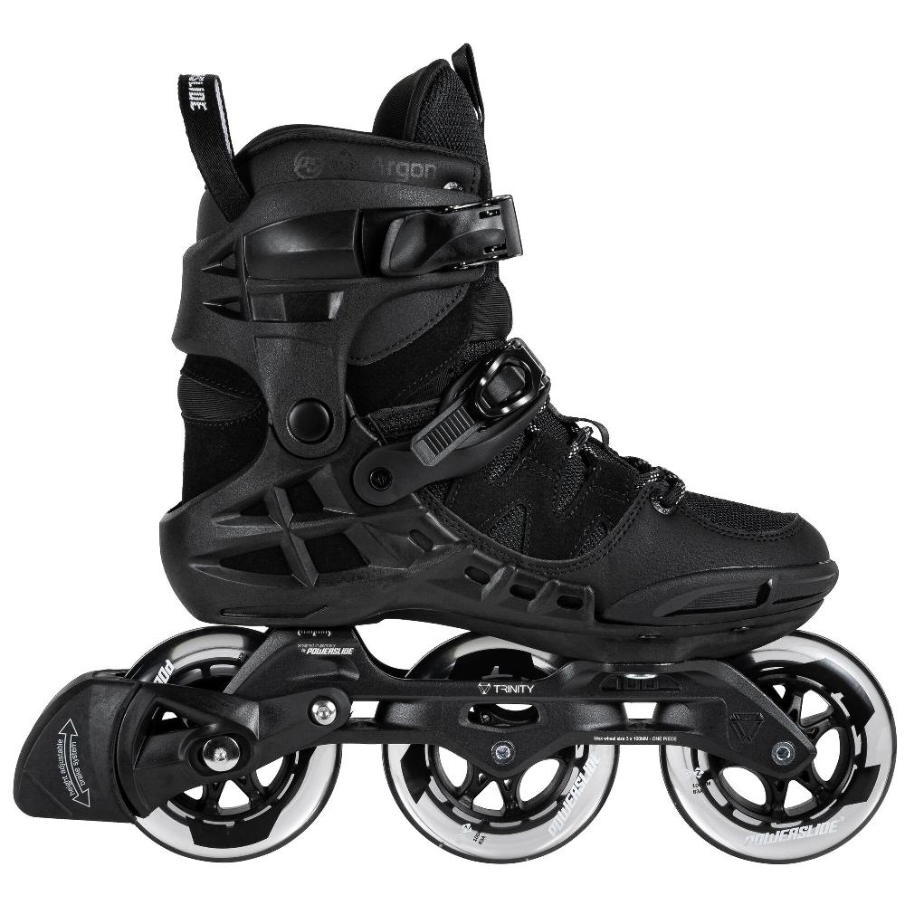 playlife Phuzion Argon Black 100 Powerslide - Fitness Inline Skates