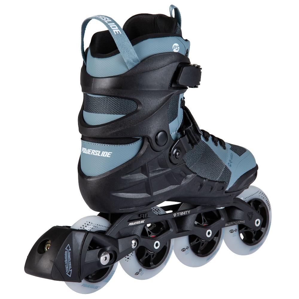 Playlife Phuzion Argon Grey 90 Powerslide - Fitness Inline Skates