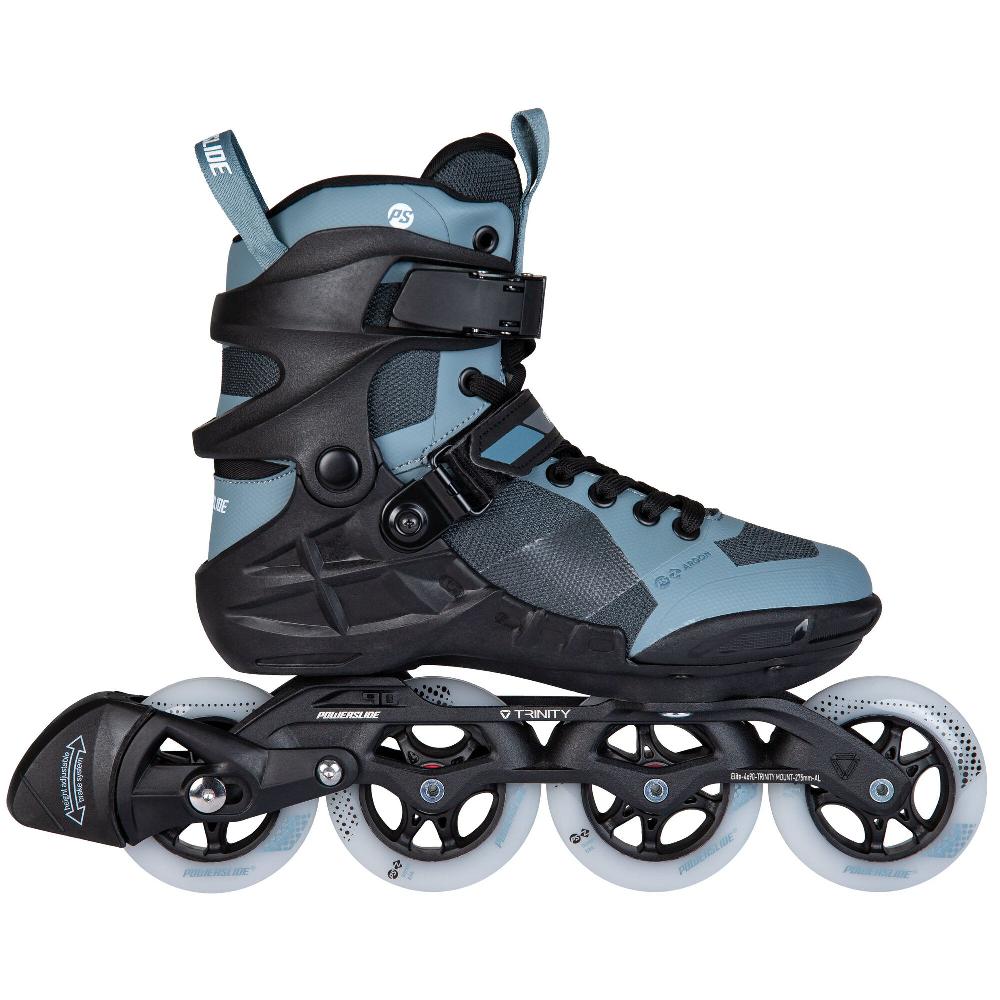 playlife Phuzion Argon Grey 90 Powerslide - Fitness Inline Skates