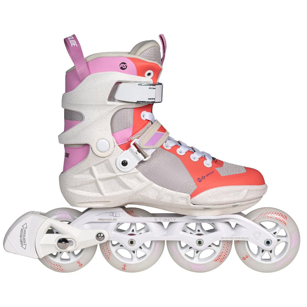 playlife Phuzion Argon Peach 90 Powerslide - Fitness Inline Skates