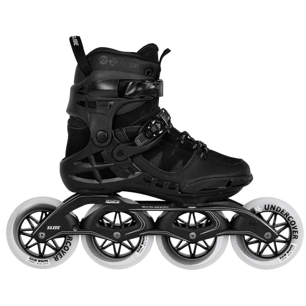 playlife Phuzion Argon Road Black 110 Powerslide - Fitness Inline Skates