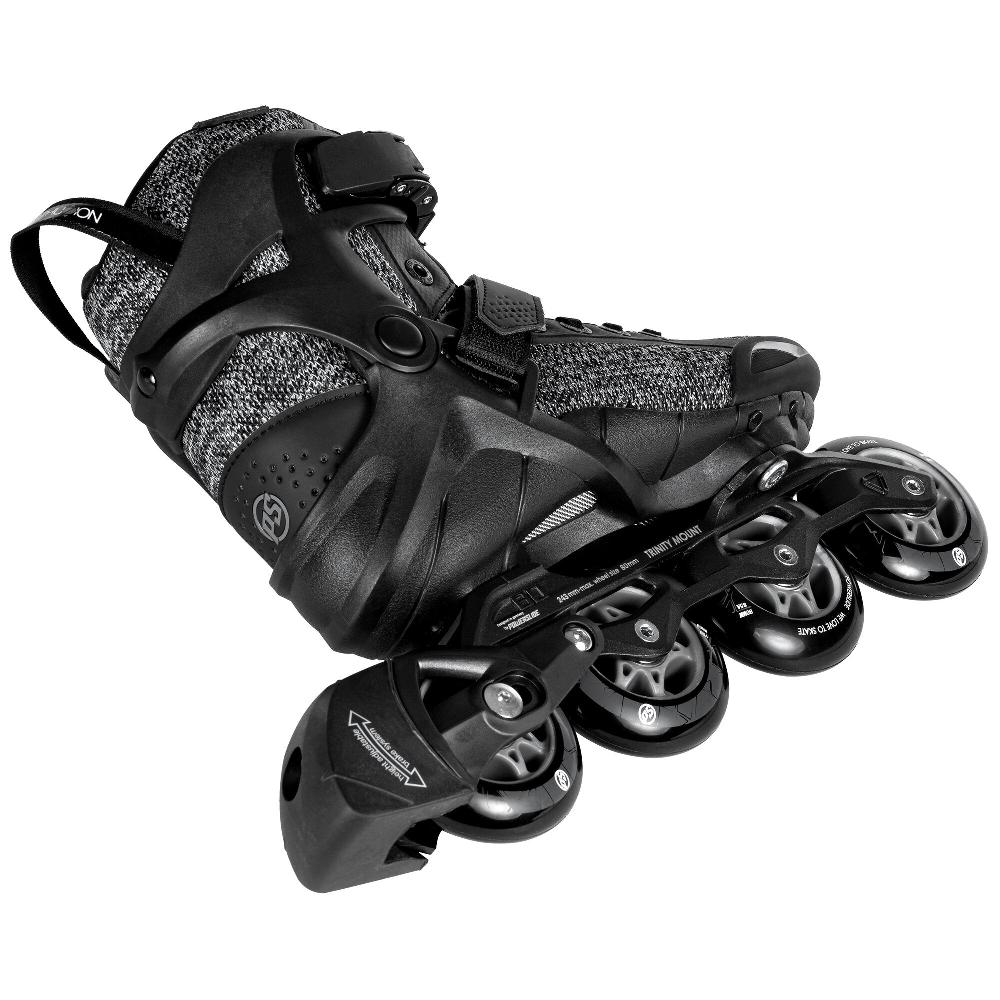 Playlife Phuzion Radon Black White 80 Powerslide - Fitness Inline Skates