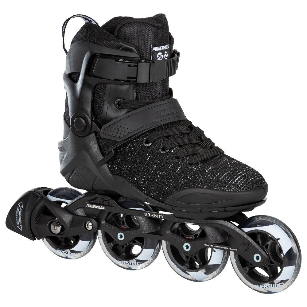Playlife Phuzion Xenon Black 90 Powerslide - Fitness Inline Skates