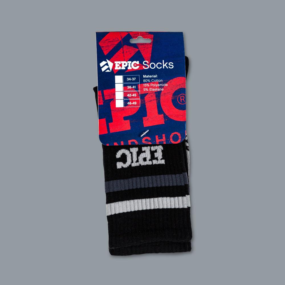 Playlife Epic Socks Black Epic - Grindshoe Clothing