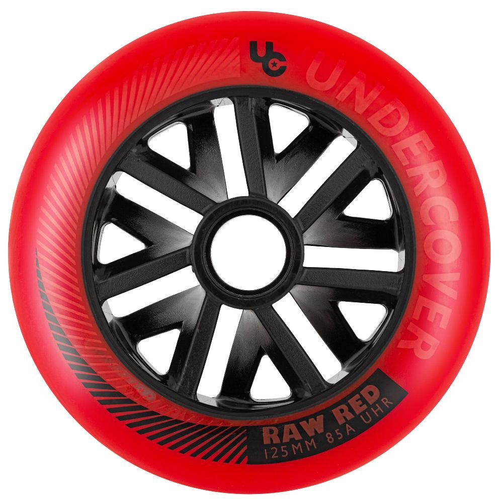 playlife Raw 125/85A Red 6.pcs. Undercover - Urban Inline Skate Wheels