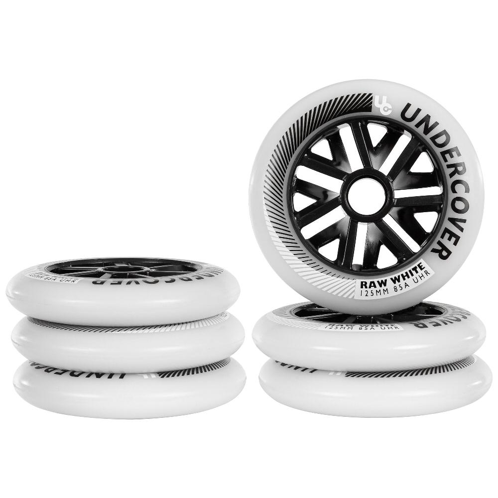 Playlife Raw 125/85A White 6.pcs. Undercover - Urban Inline Skate Wheels